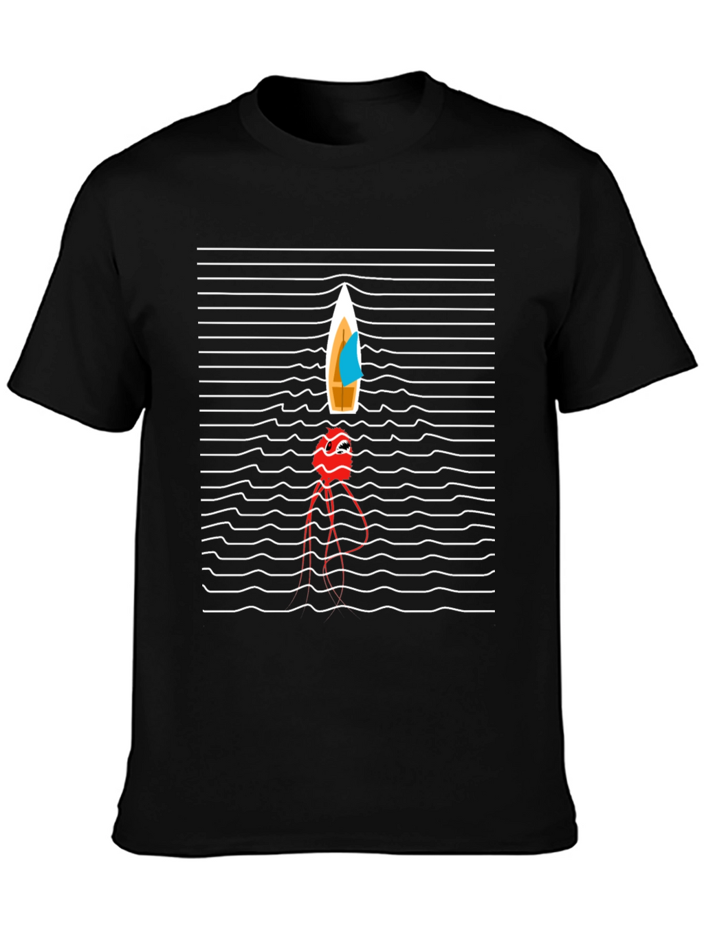 Nautical Illusion Tee - Trendy Graphic T-Shirt