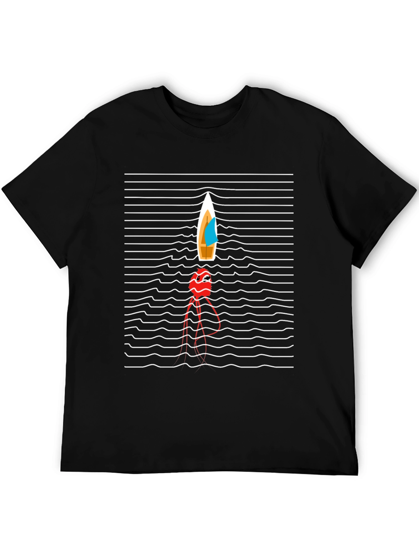 Nautical Illusion Tee - Trendy Graphic T-Shirt