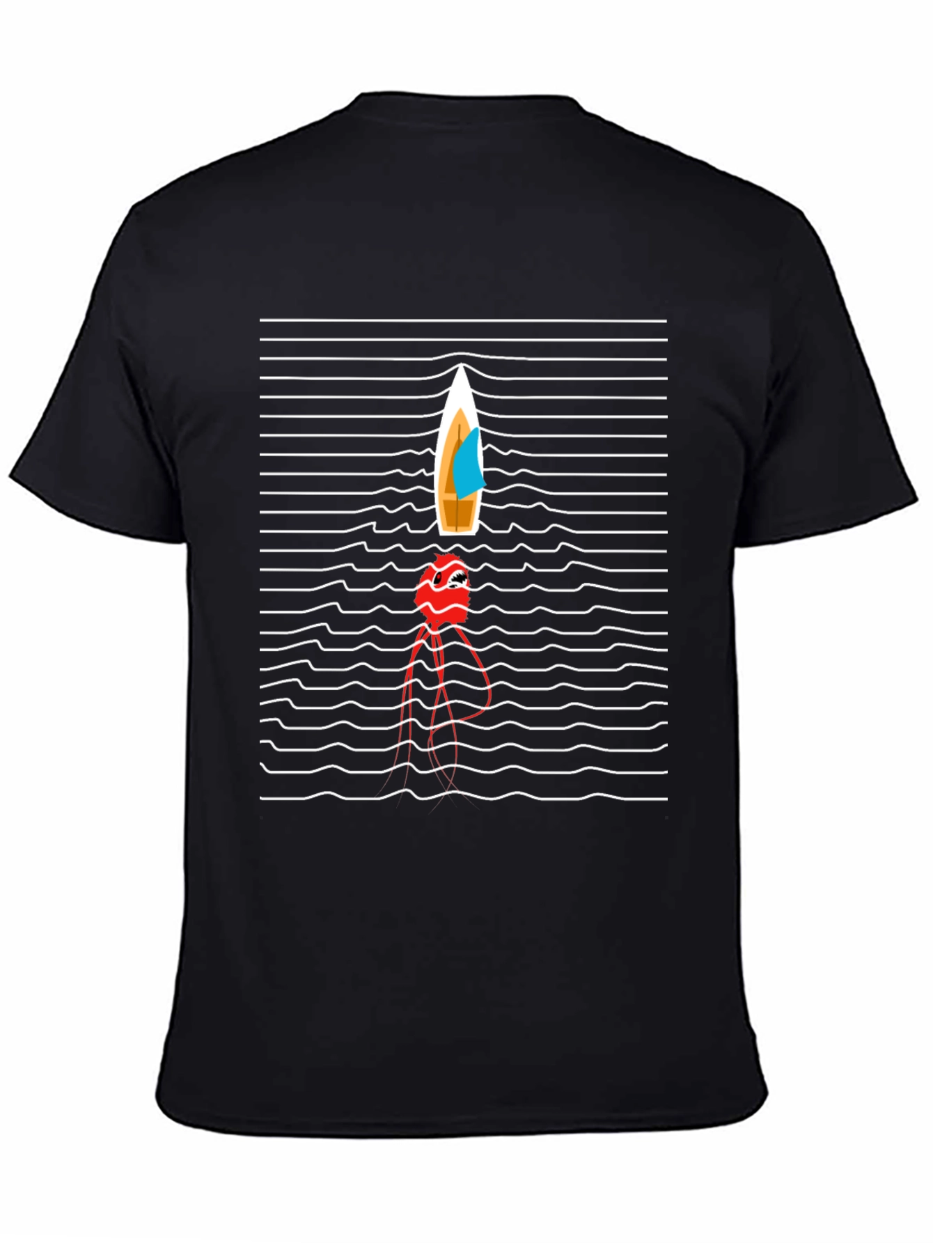 Nautical Illusion Tee - Trendy Graphic T-Shirt