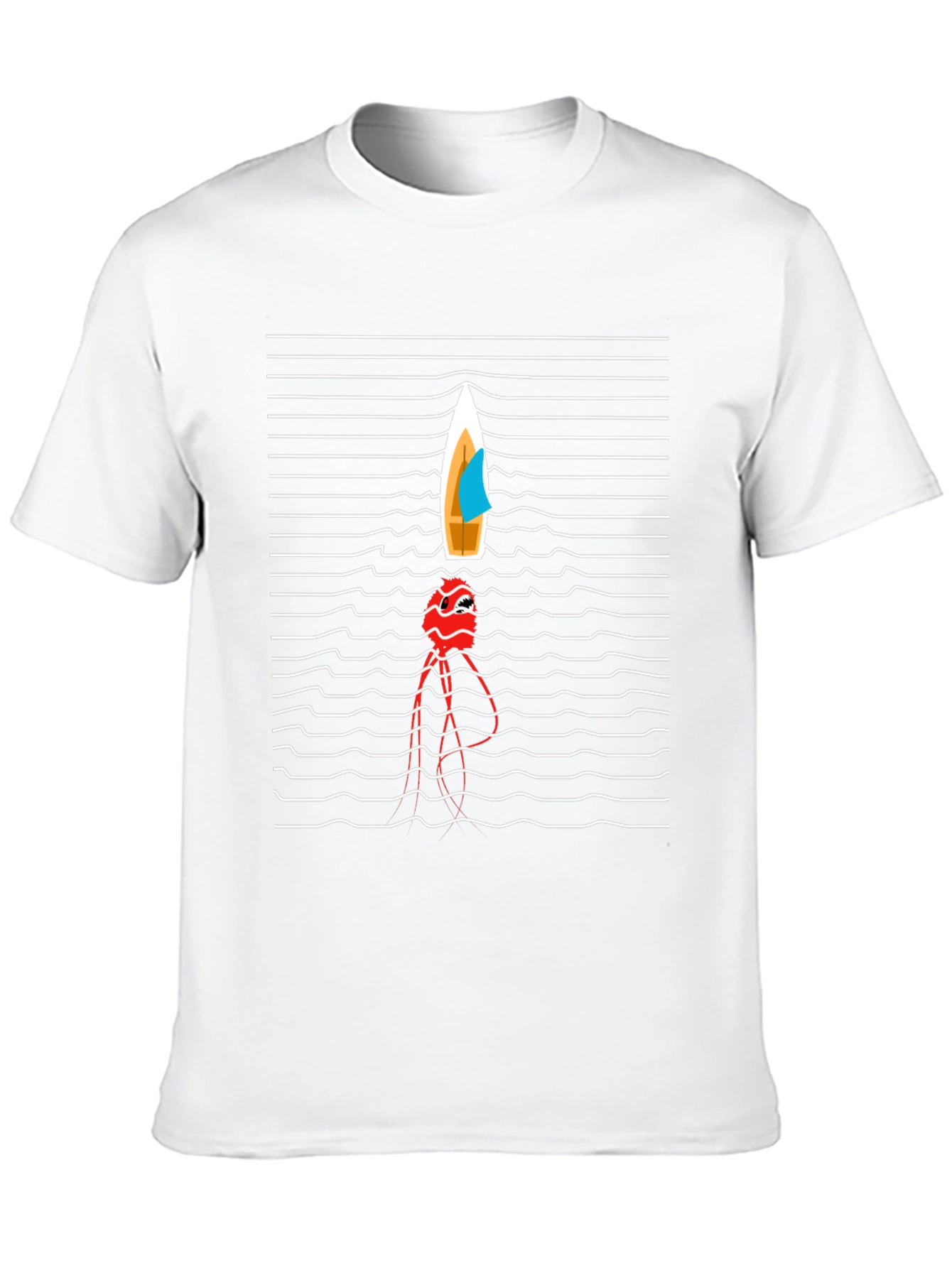 Nautical Illusion Tee - Trendy Graphic T-Shirt