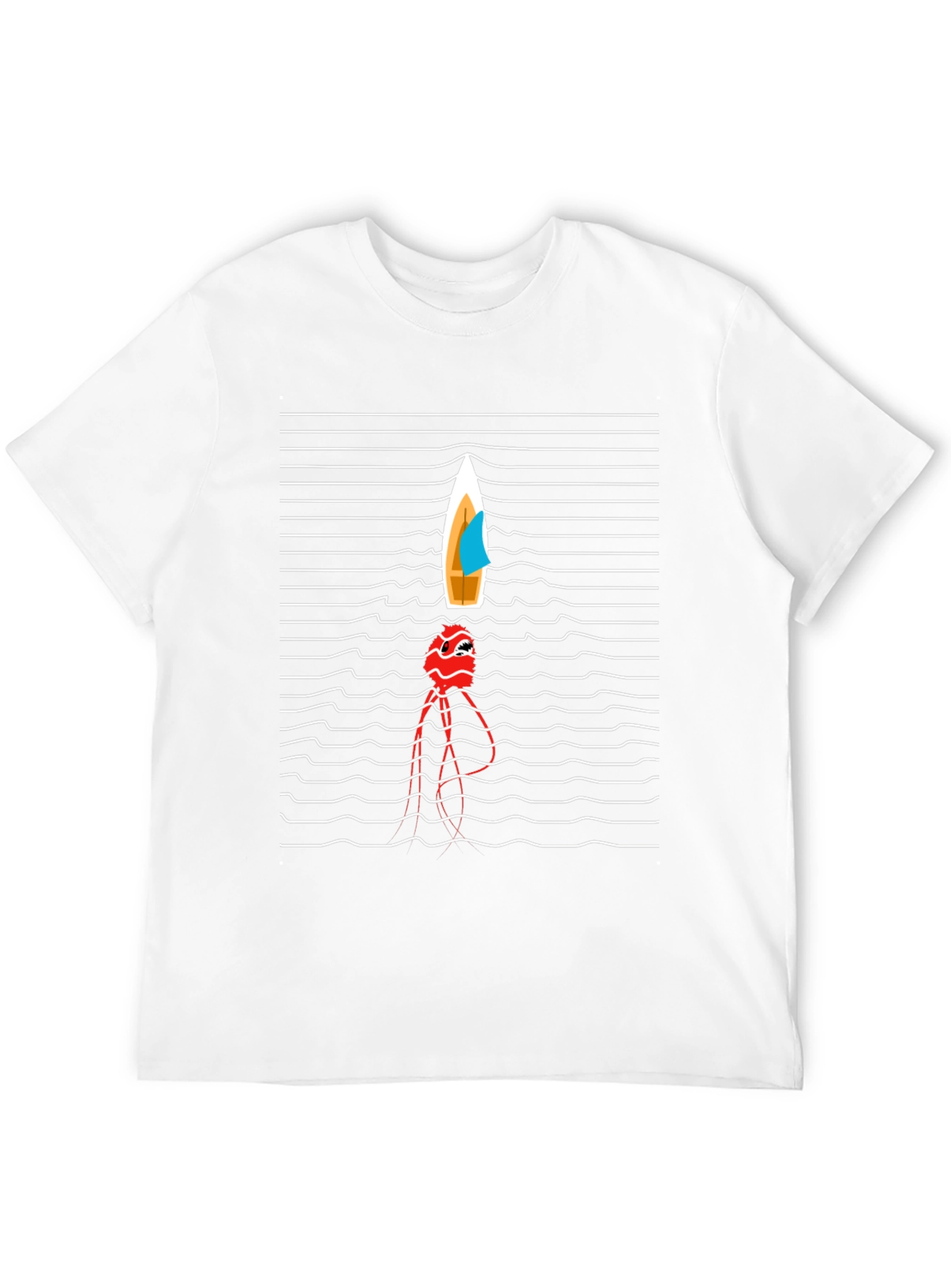 Nautical Illusion Tee - Trendy Graphic T-Shirt