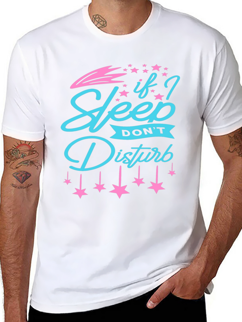 If I Sleep Dont Disturb Graphic Tee