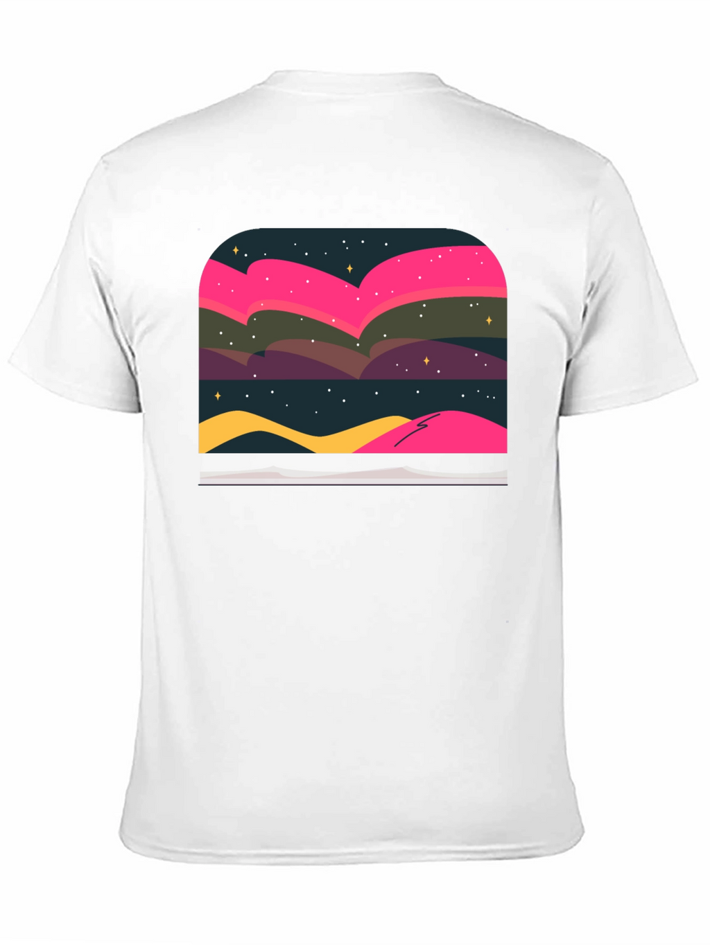 Northern Lights Graphic Tee - Black