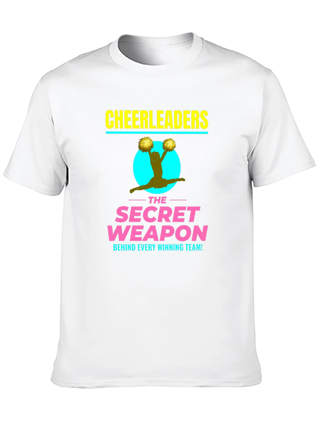 Cheerleader Secret Weapon T-Shirt - Black