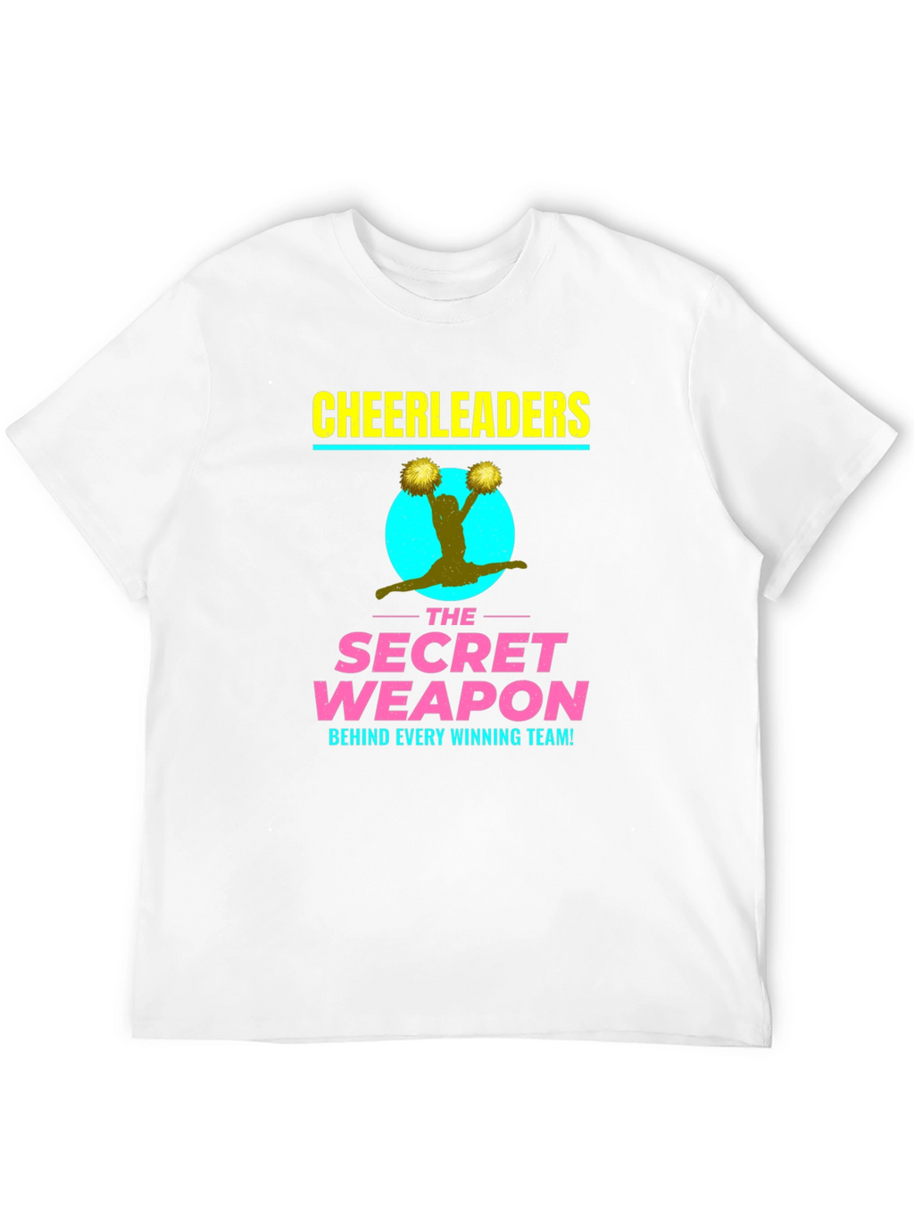 Cheerleader Secret Weapon T-Shirt - Black