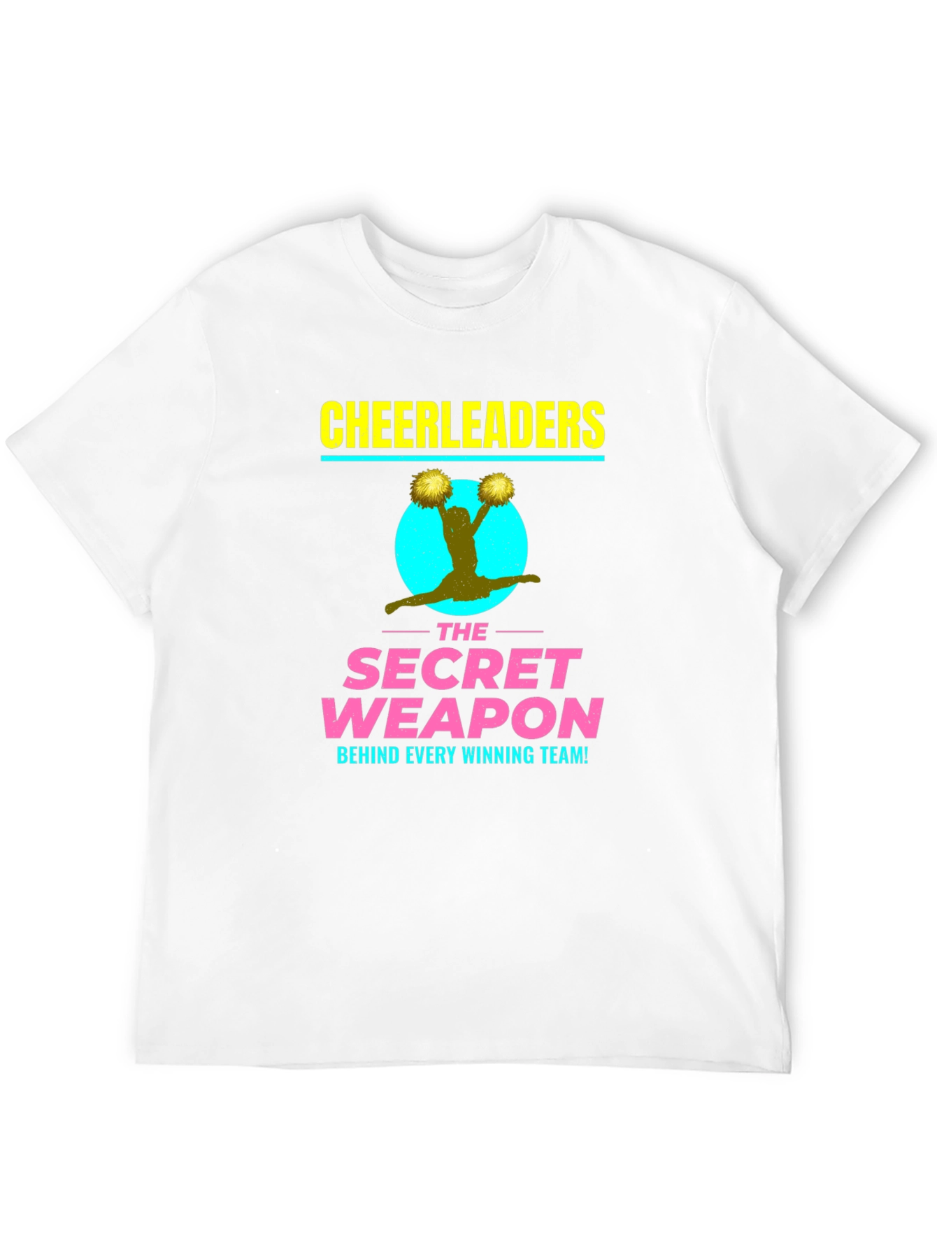 Cheerleader Secret Weapon T-Shirt - Black