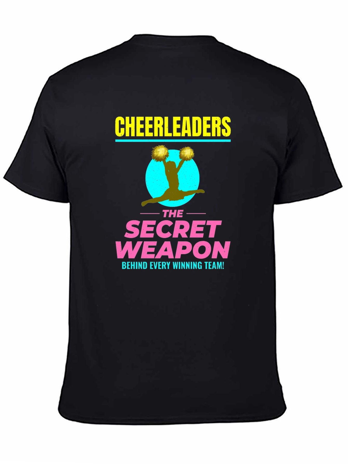 Cheerleader Secret Weapon T-Shirt - Black