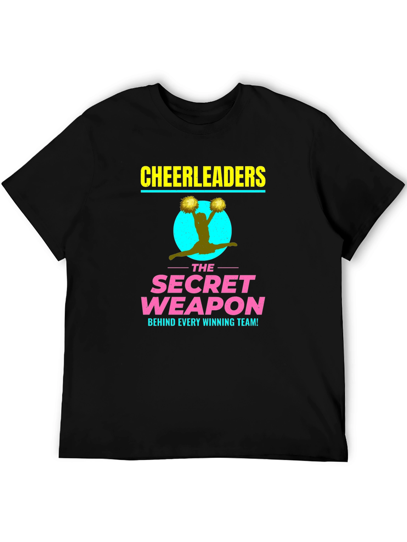 Cheerleader Secret Weapon T-Shirt - Black