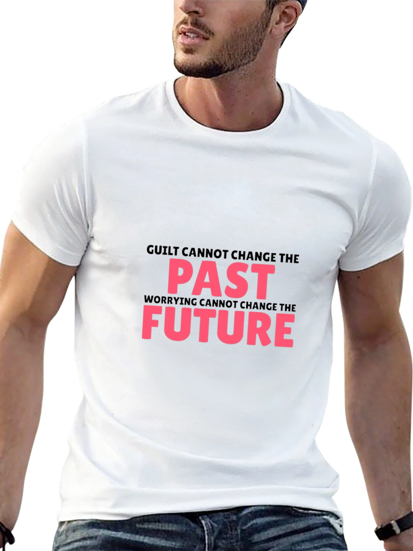 Inspirational T-Shirt - Guilt & Worry Quote