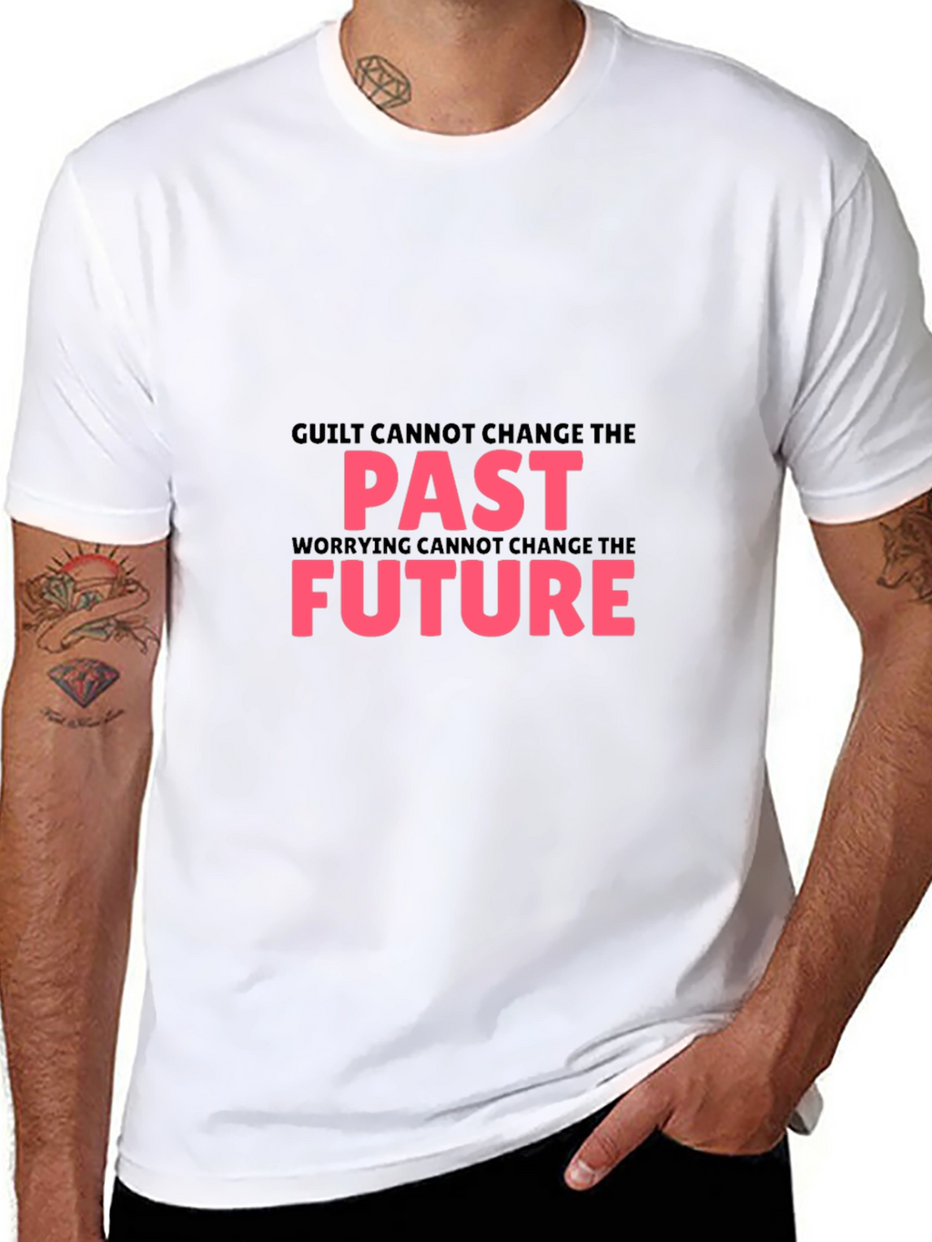 Inspirational T-Shirt - Guilt & Worry Quote