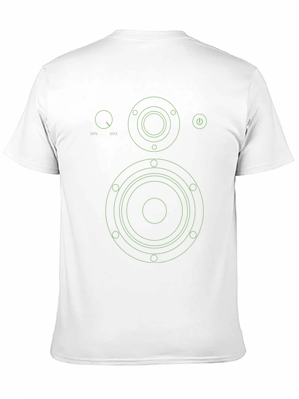 Speaker Graphic Tee - Modern Audio Lover T-Shirt