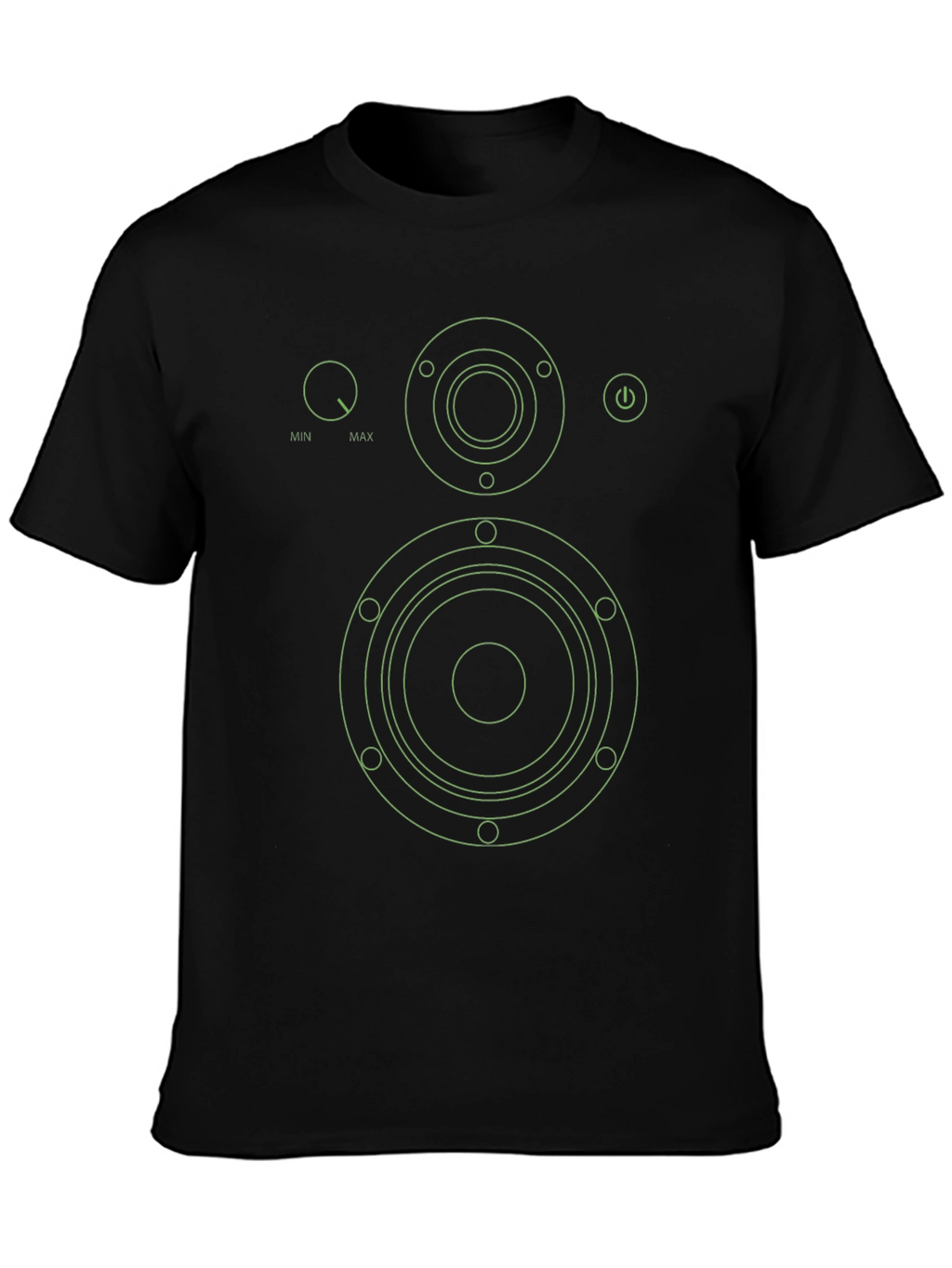 Speaker Graphic Tee - Modern Audio Lover T-Shirt