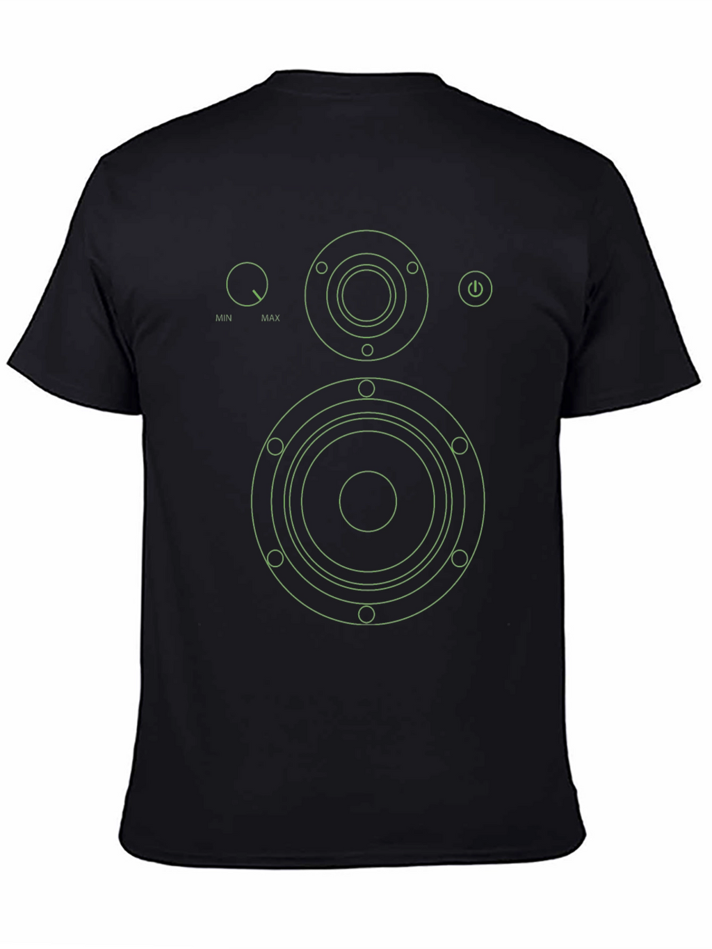 Speaker Graphic Tee - Modern Audio Lover T-Shirt