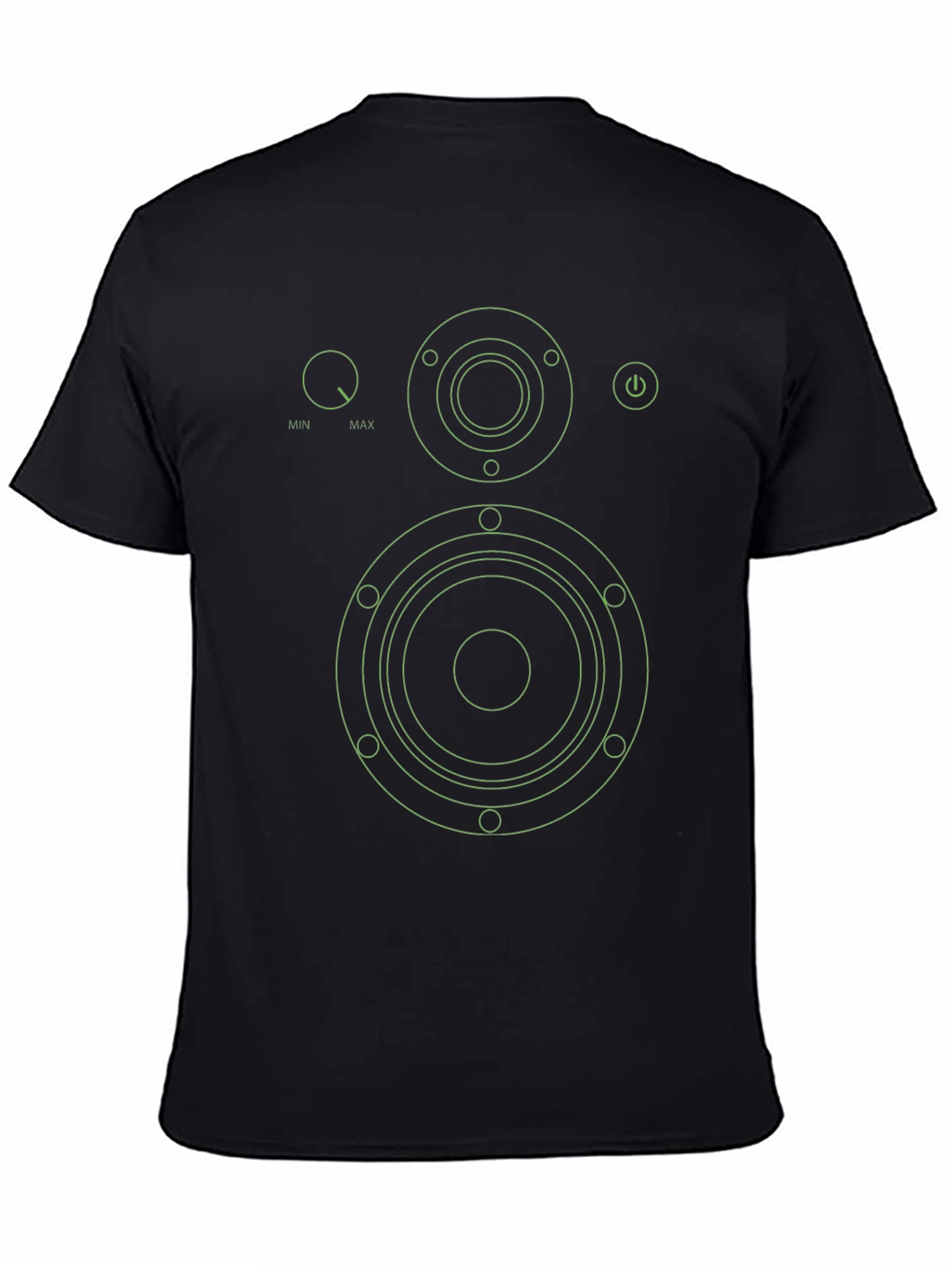 Speaker Graphic Tee - Modern Audio Lover T-Shirt