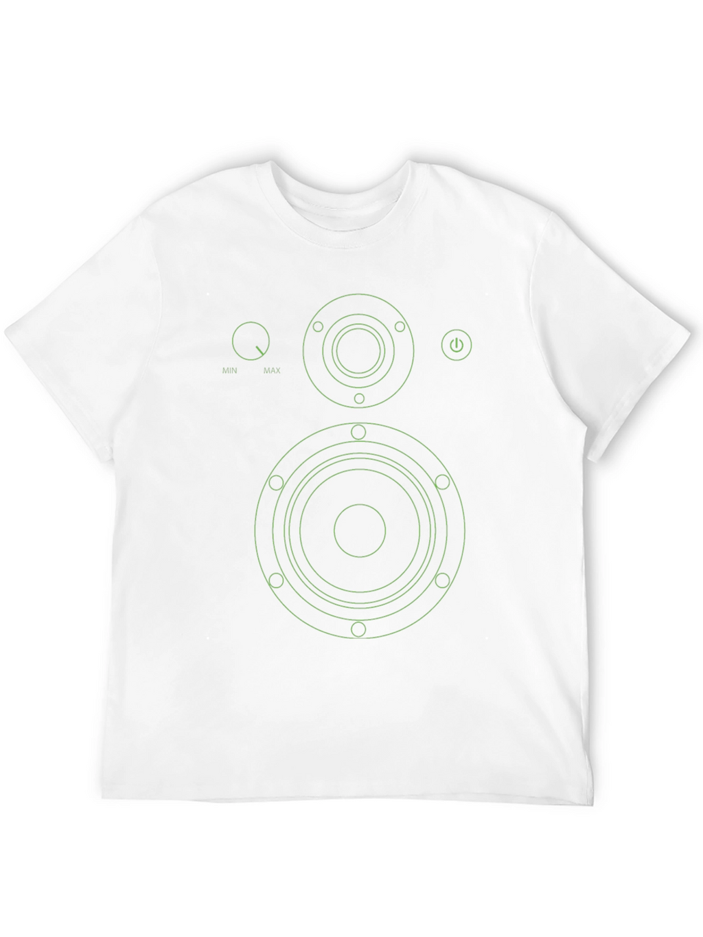 Speaker Graphic Tee - Modern Audio Lover T-Shirt