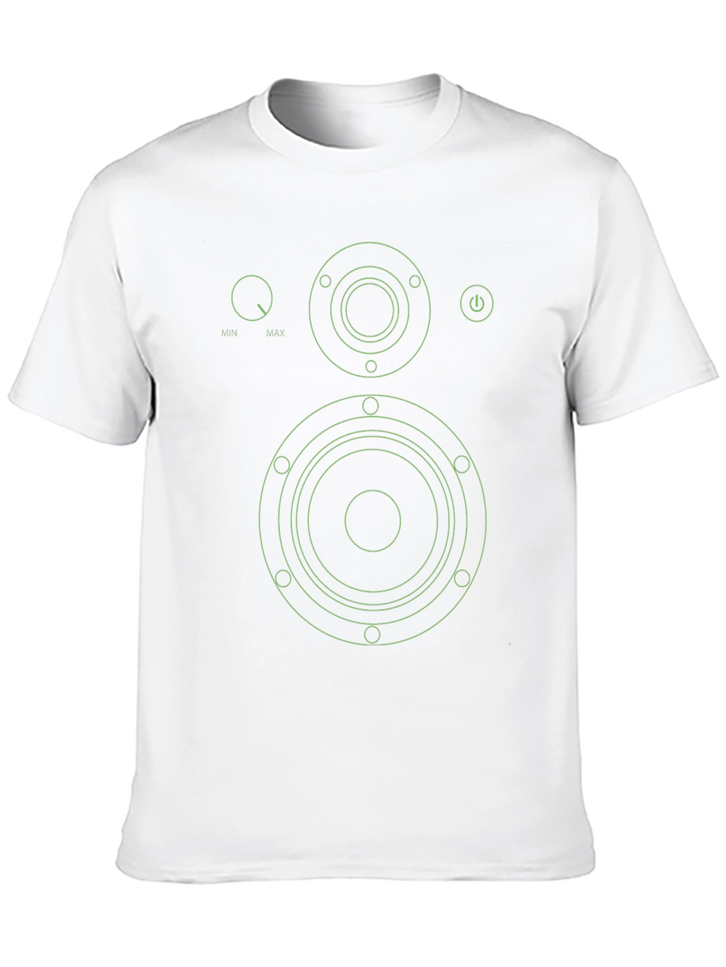 Speaker Graphic Tee - Modern Audio Lover T-Shirt