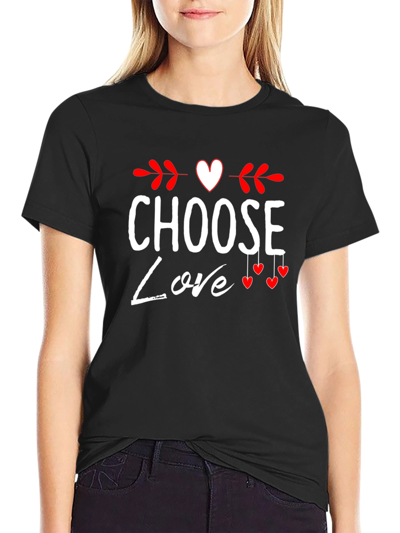 Choose Love Valentines Day Graphic Tee