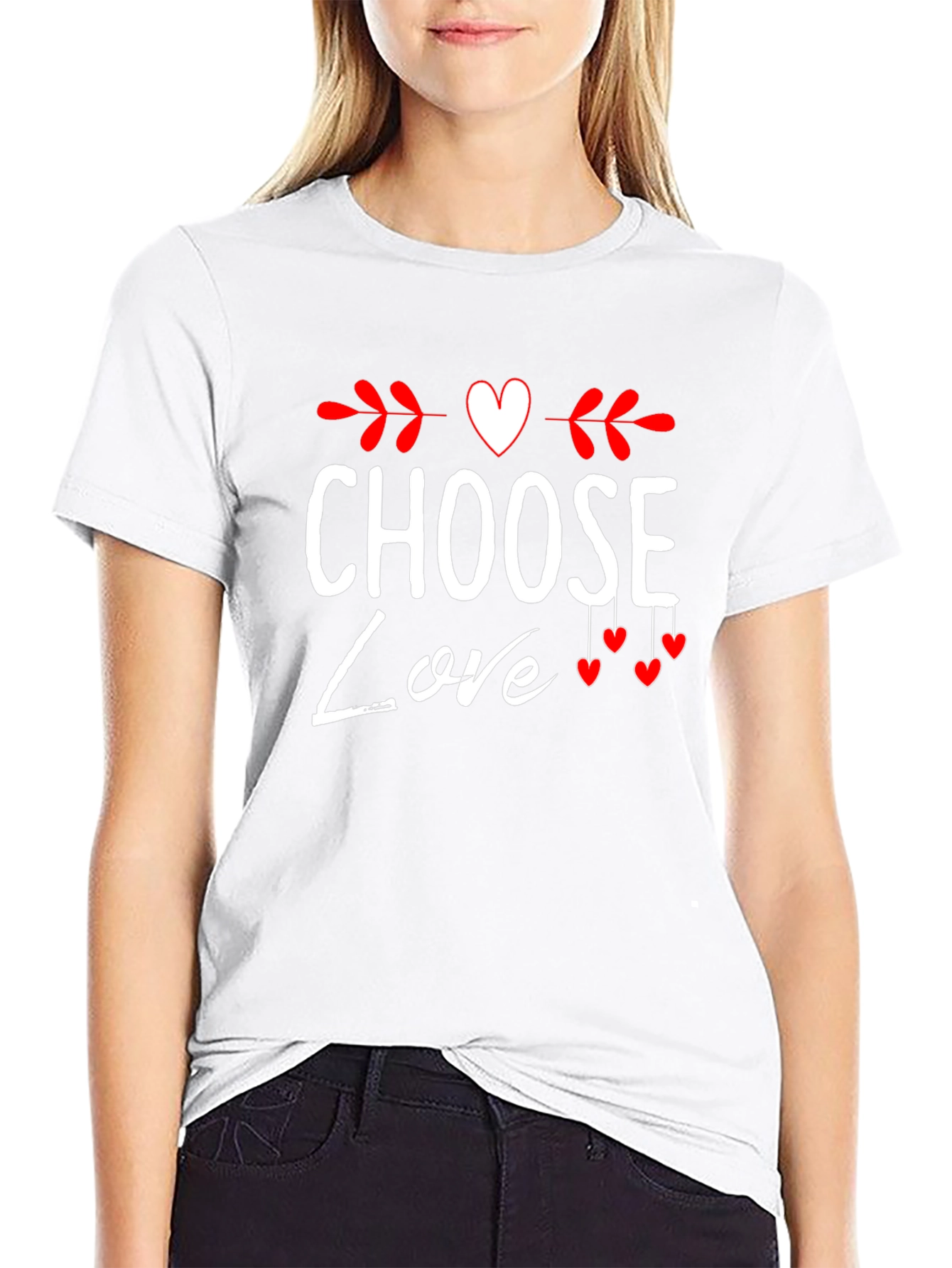 Choose Love Valentines Day Graphic Tee