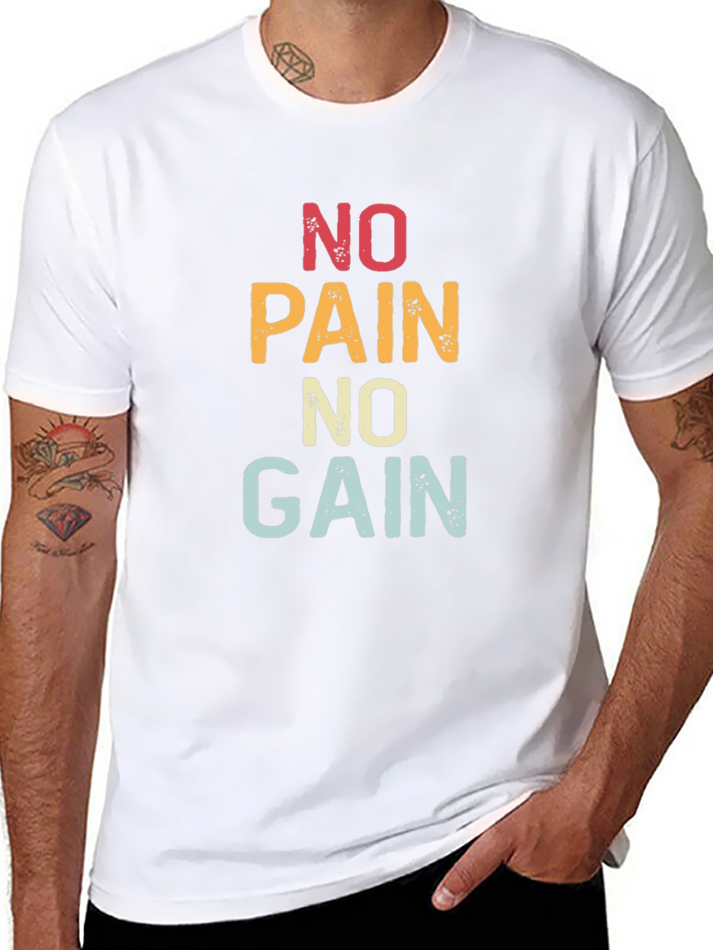 No Pain No Gain Graphic T-Shirt