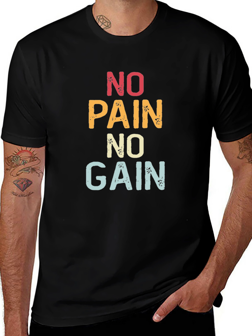 No Pain No Gain Graphic T-Shirt