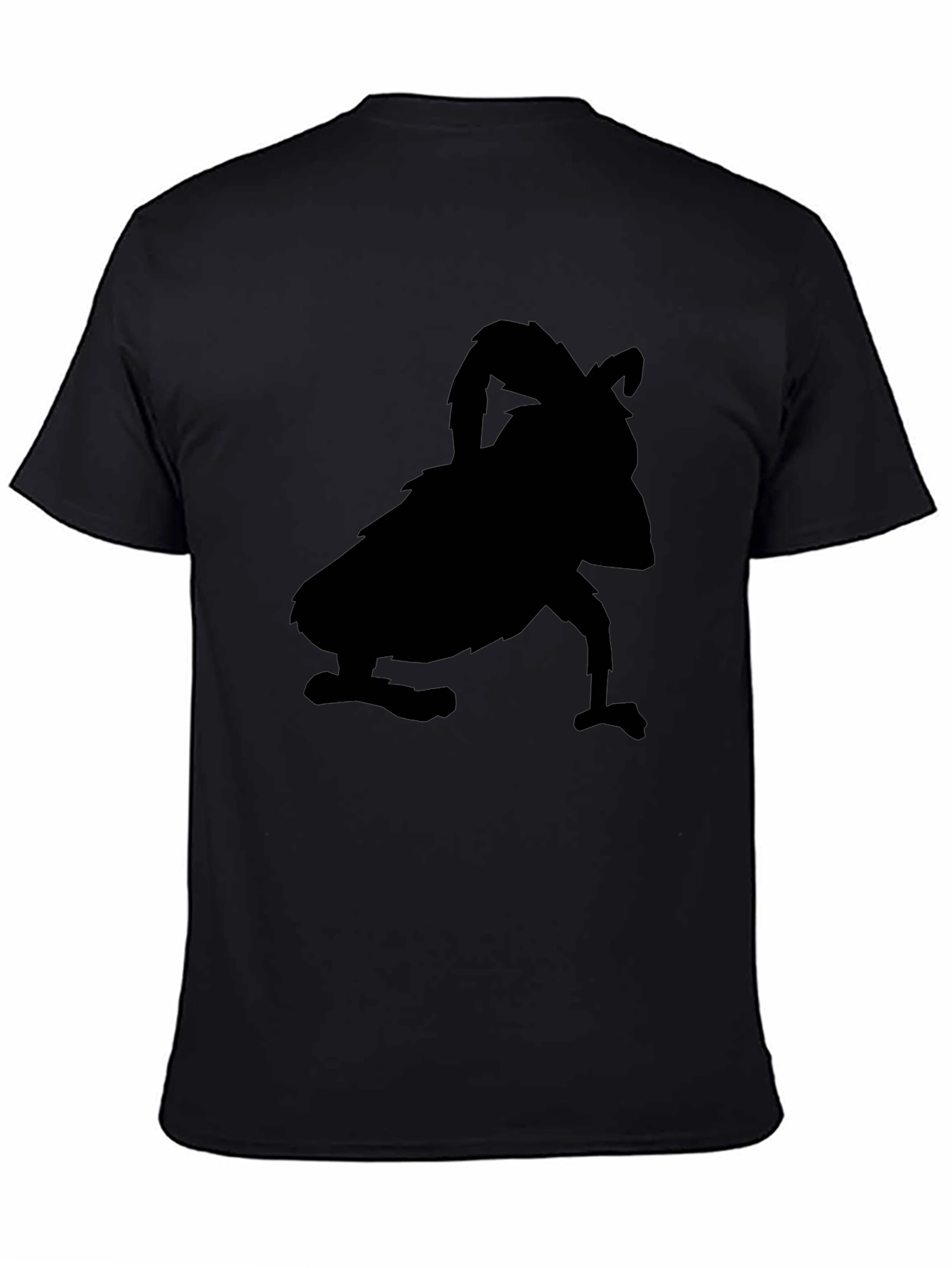 Silhouette Creature Graphic Black T-Shirt
