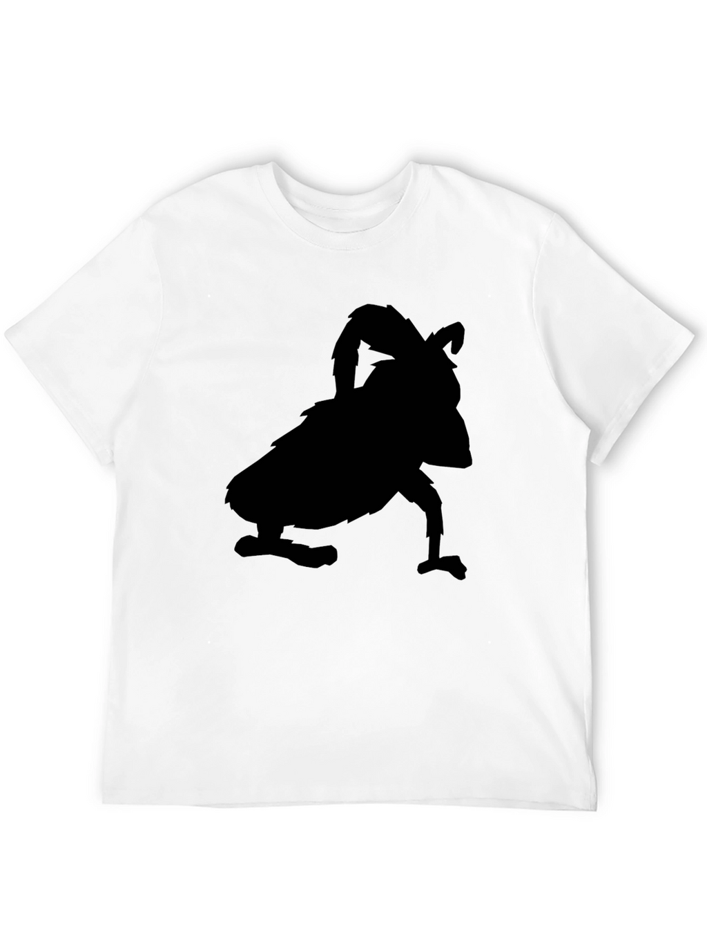 Silhouette Creature Graphic Black T-Shirt