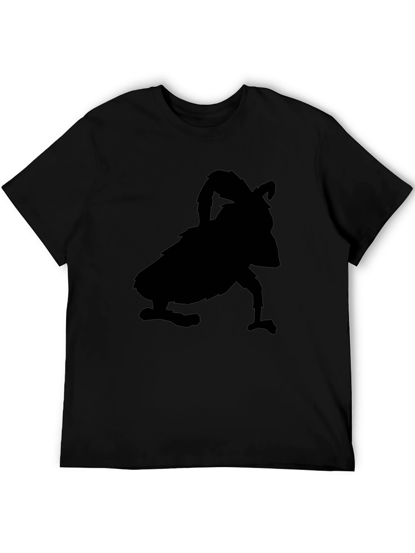 Silhouette Creature Graphic Black T-Shirt