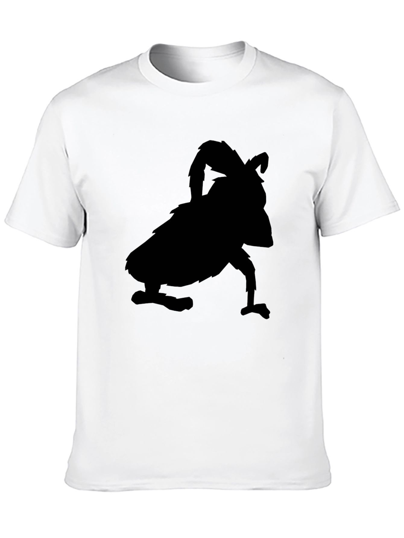 Silhouette Creature Graphic Black T-Shirt
