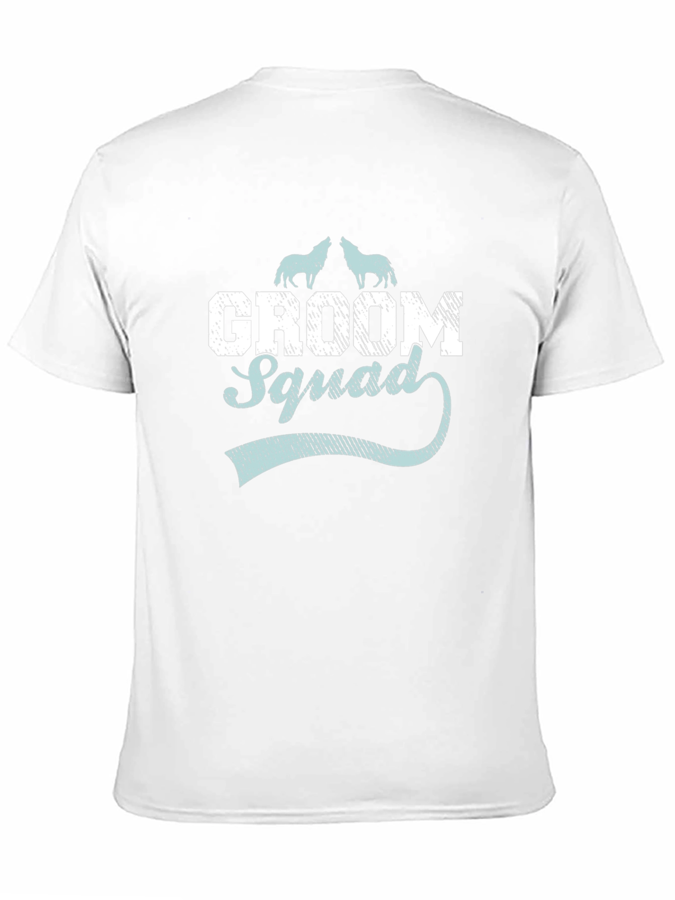 Groom Squad Wolf Graphic T-Shirt