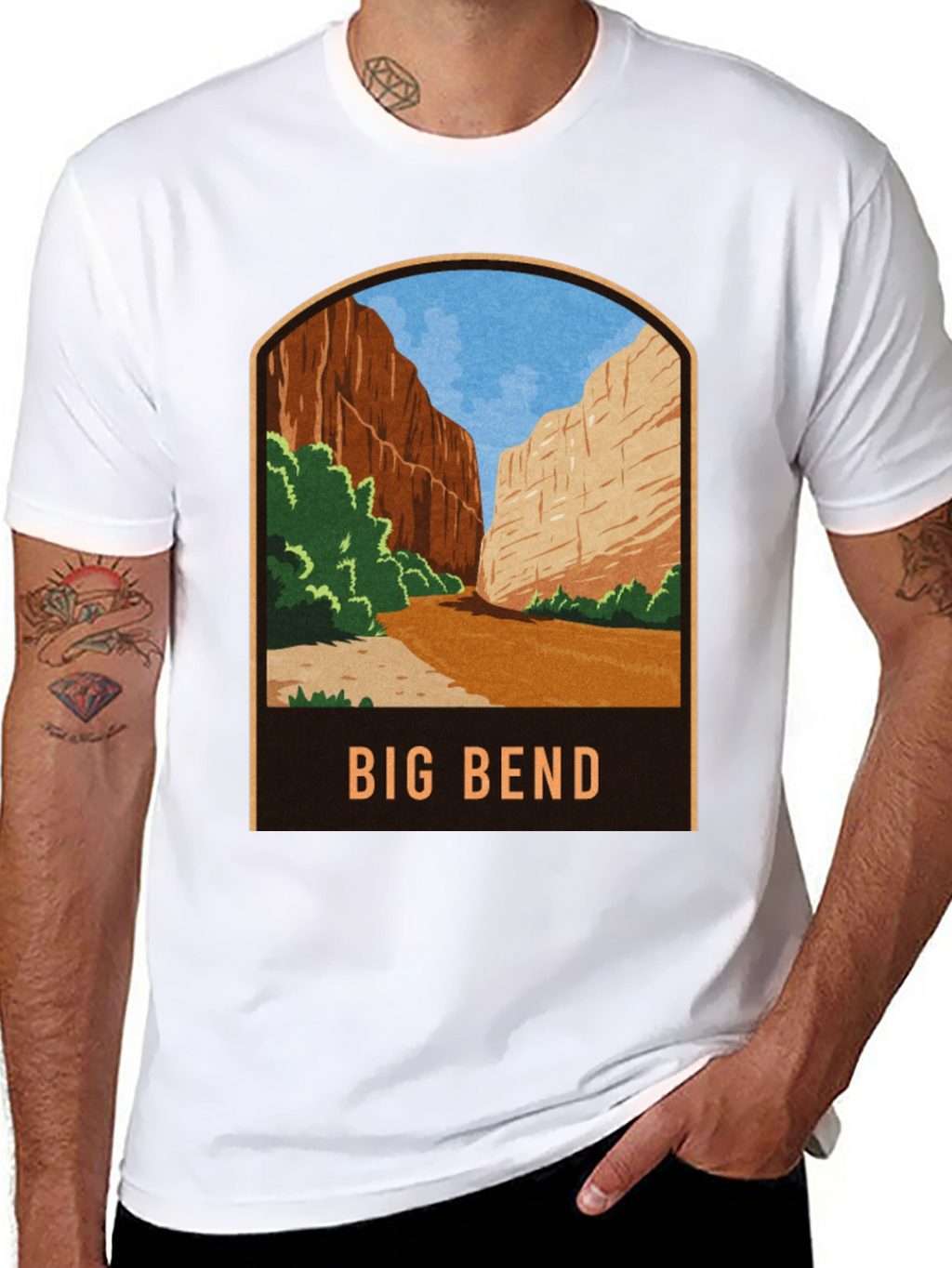 Big Bend National Park Graphic Tee - Black