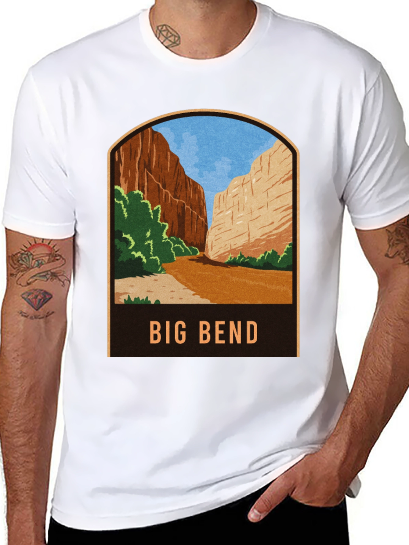 Big Bend National Park Graphic Tee - Black