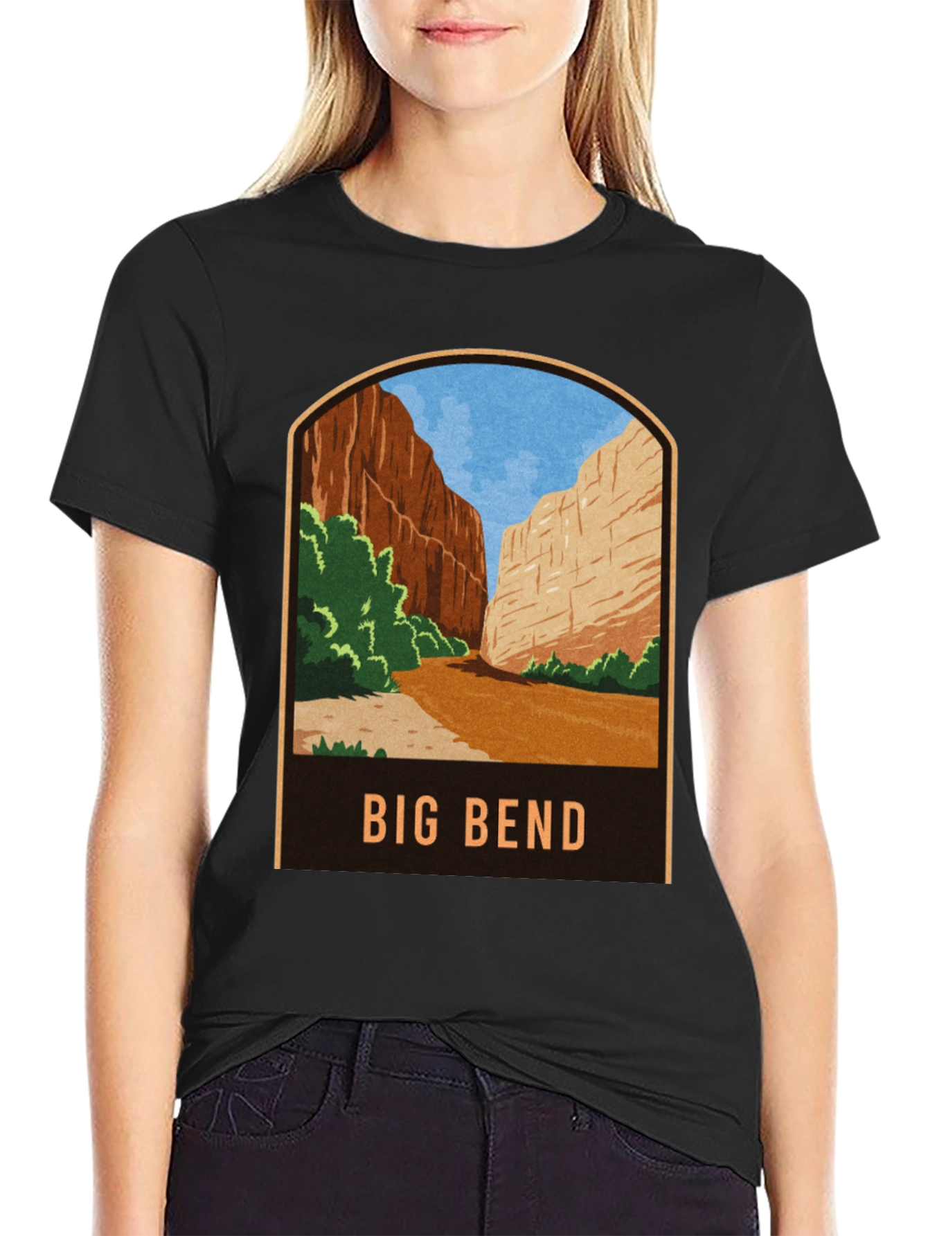 Big Bend National Park Graphic Tee - Black
