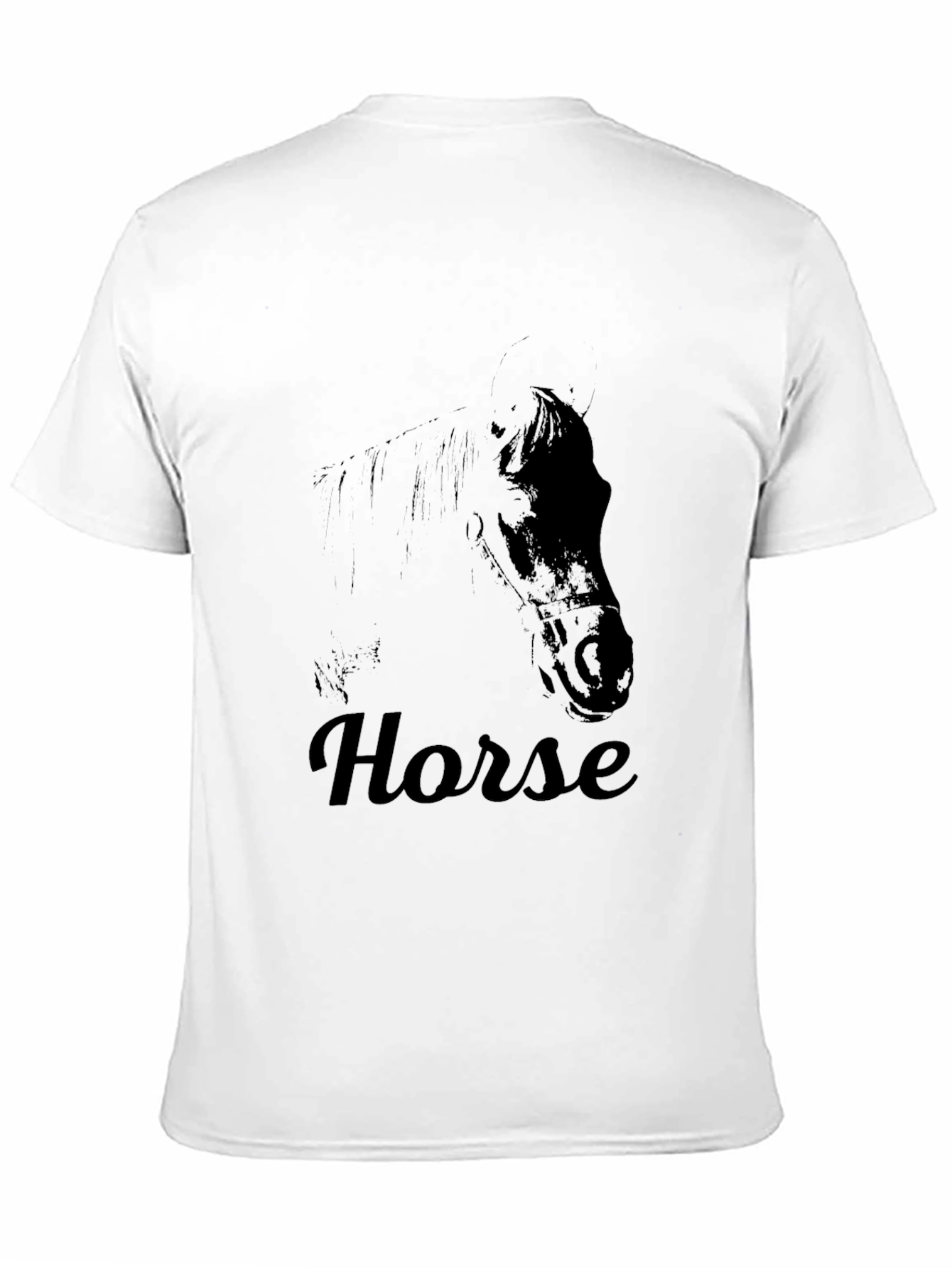 Black Horse Graphic Tee - Soft & Stylish