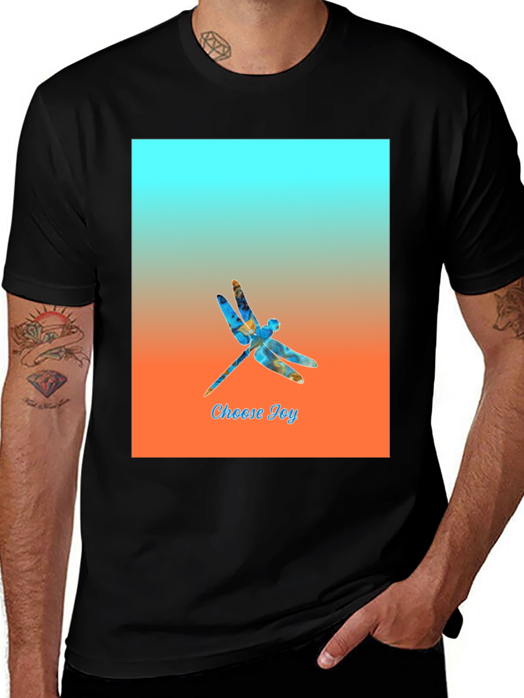 Choose Joy Dragonfly Graphic Tee