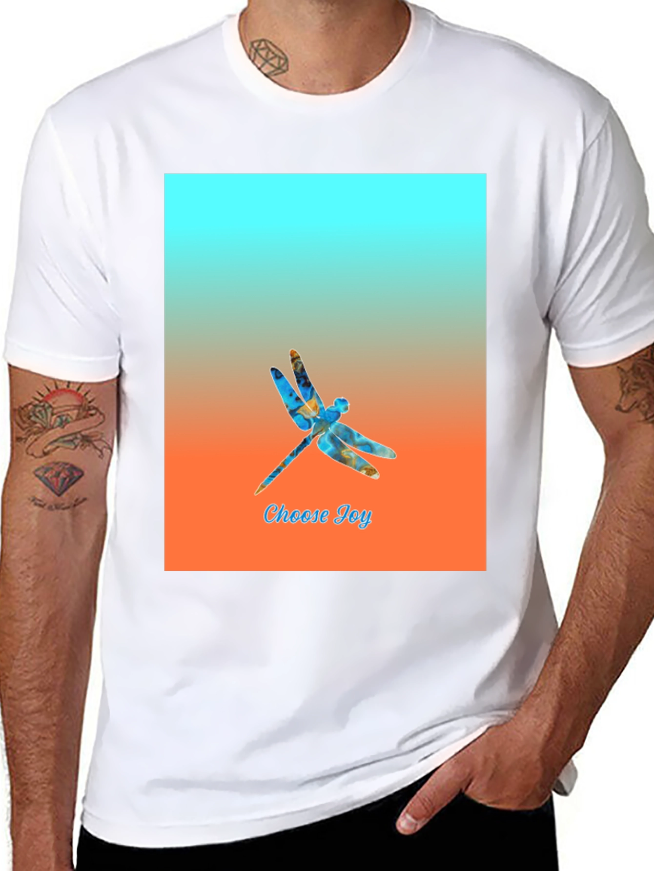 Choose Joy Dragonfly Graphic Tee