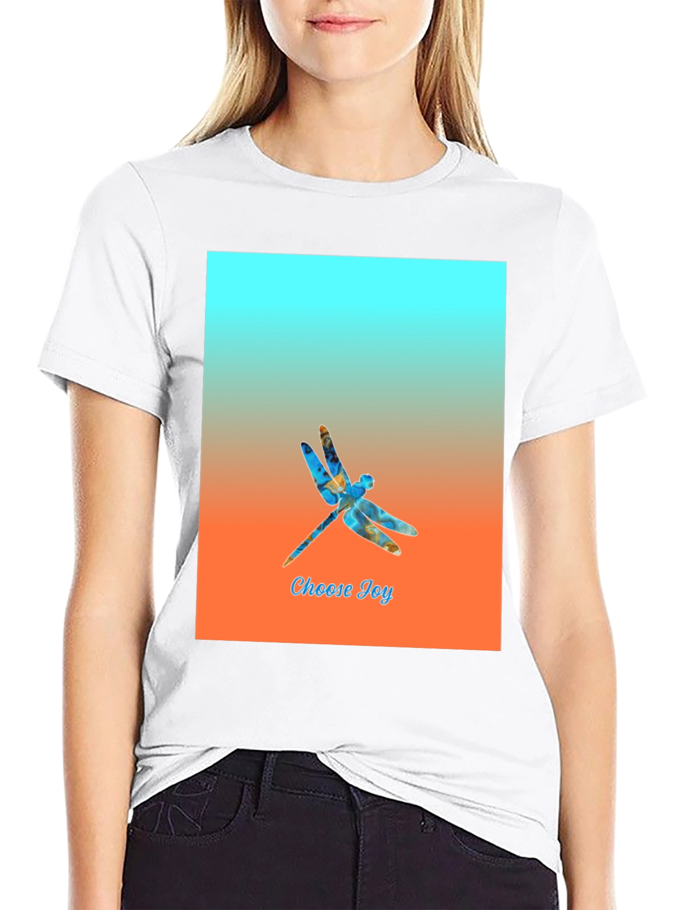 Choose Joy Dragonfly Graphic Tee