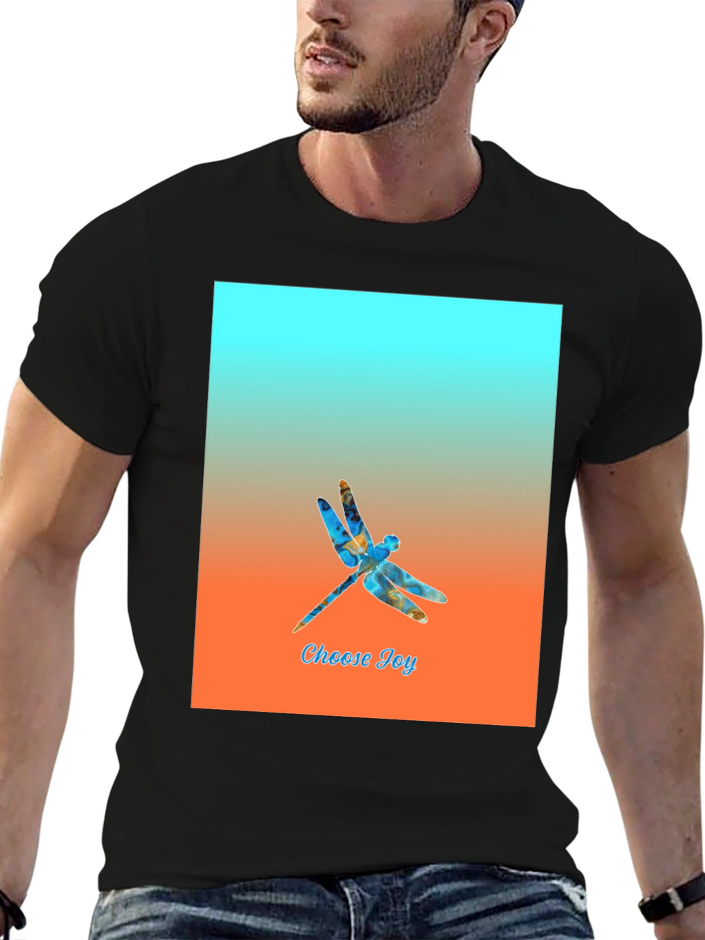 Choose Joy Dragonfly Graphic Tee