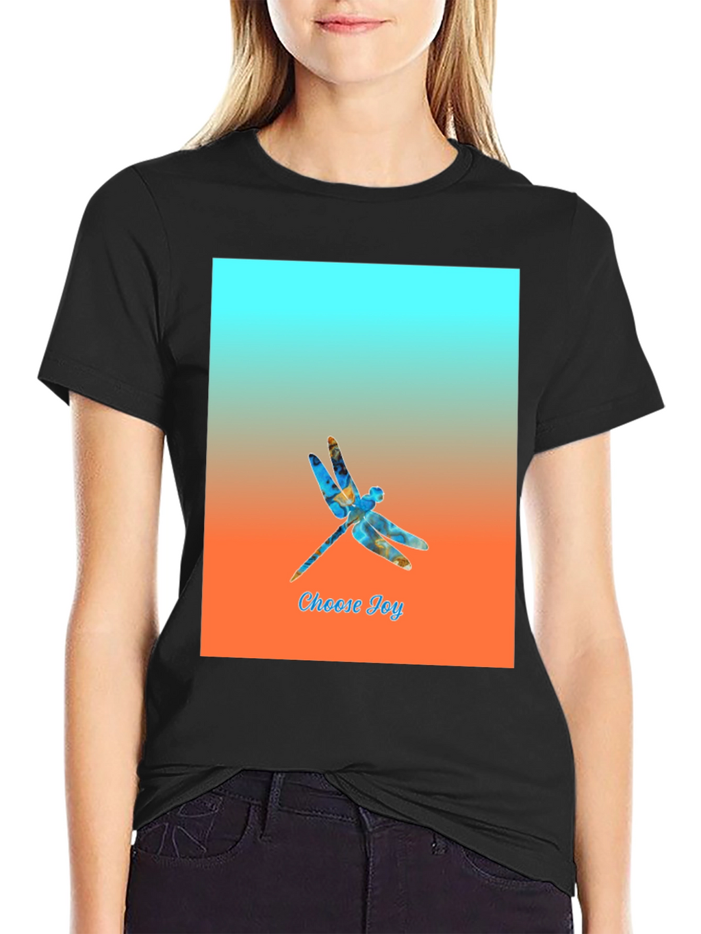 Choose Joy Dragonfly Graphic Tee
