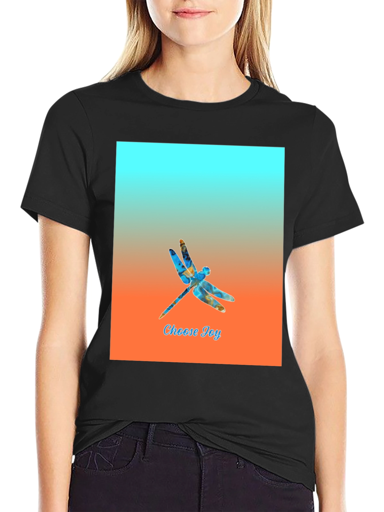 Choose Joy Dragonfly Graphic Tee