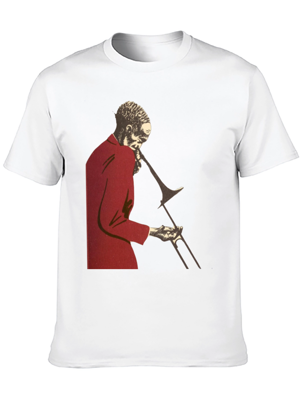 Jazz Trombone Player T-Shirt - Black