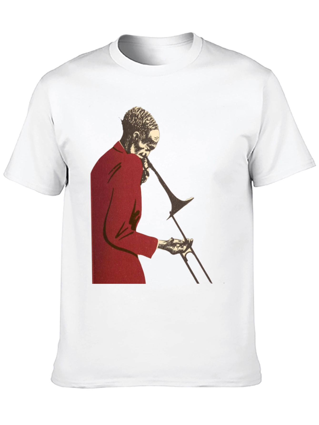 Jazz Trombone Player T-Shirt - Black