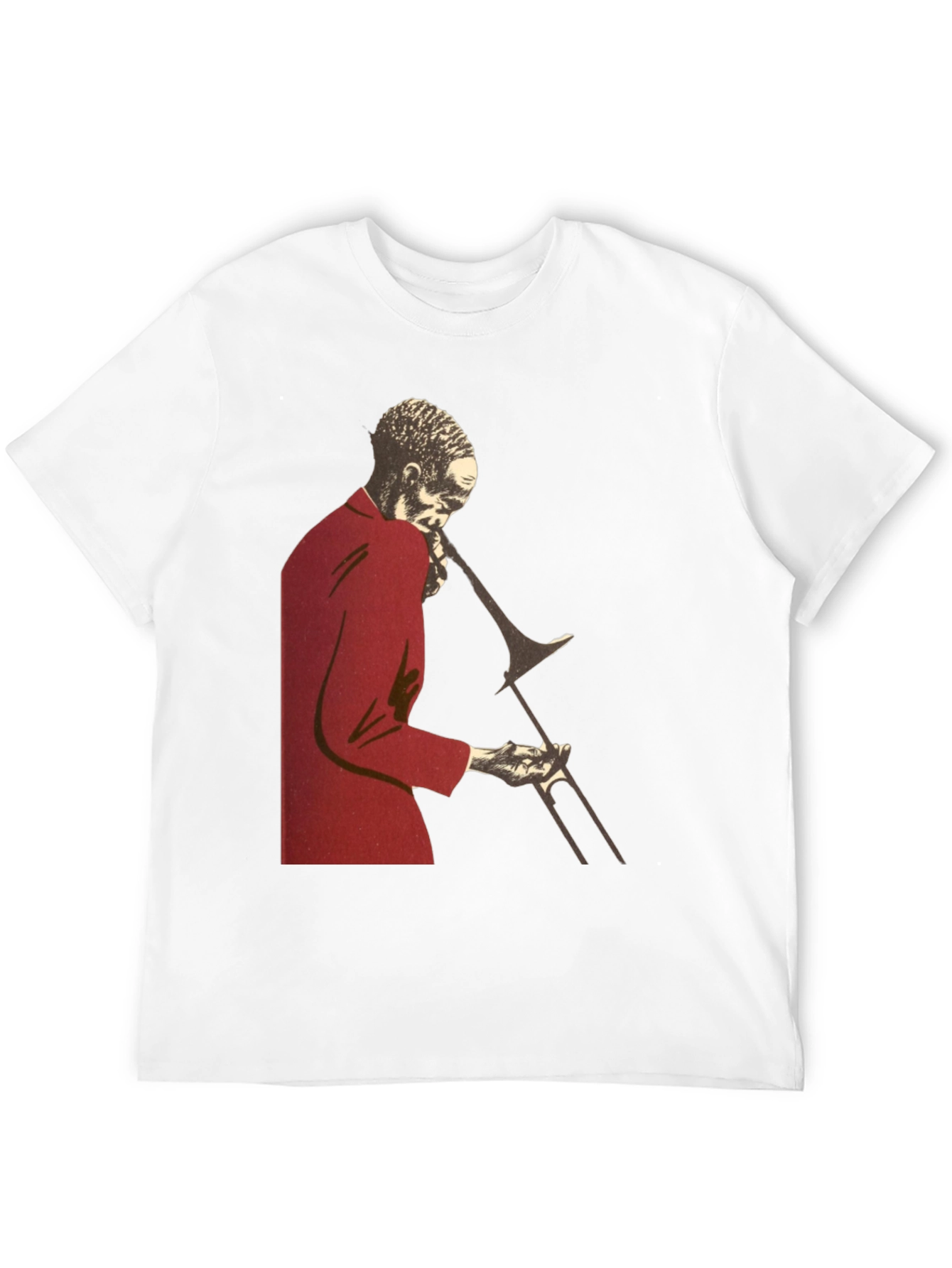 Jazz Trombone Player T-Shirt - Black