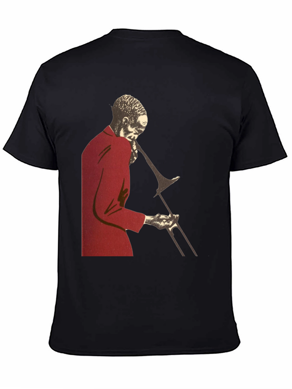 Jazz Trombone Player T-Shirt - Black