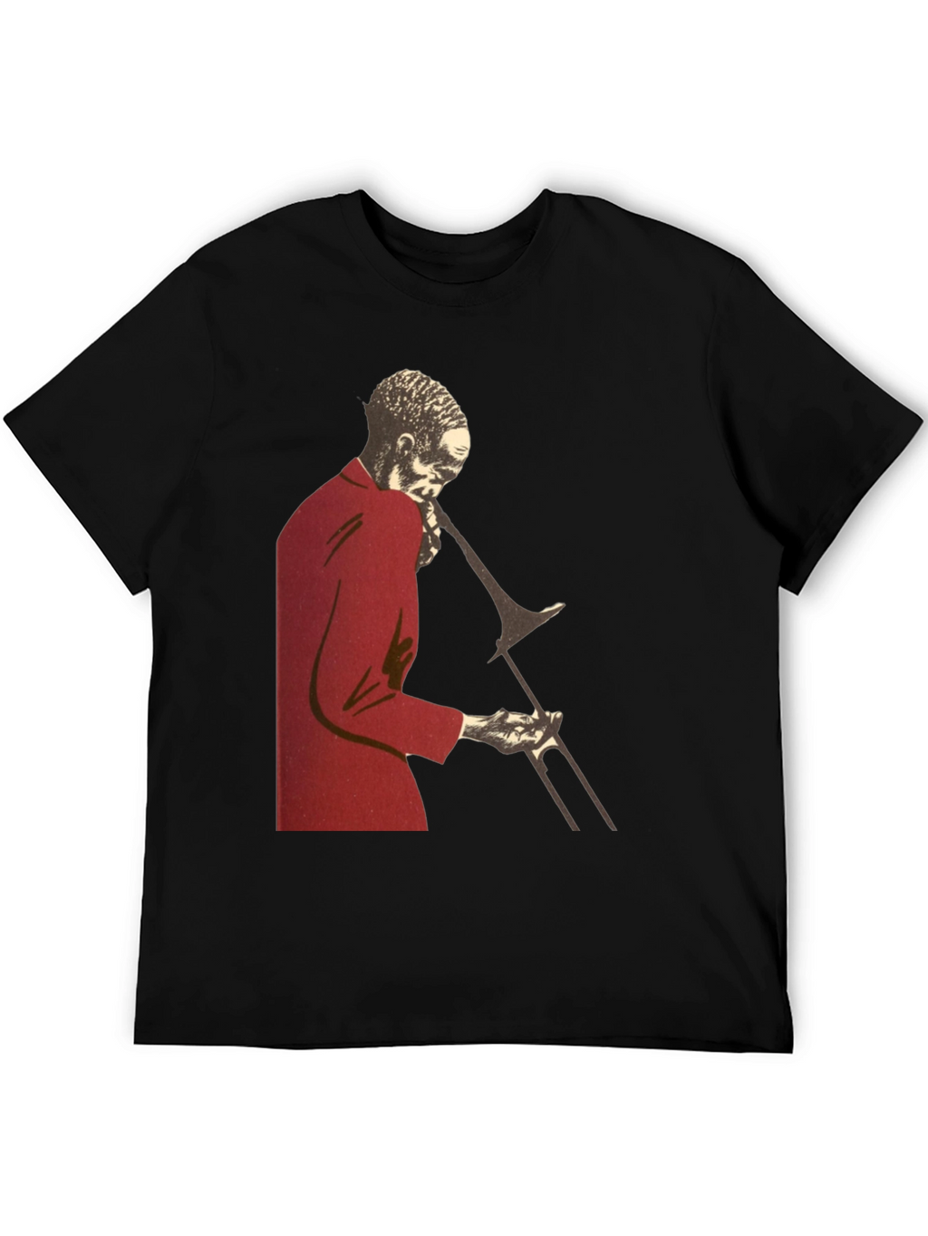 Jazz Trombone Player T-Shirt - Black