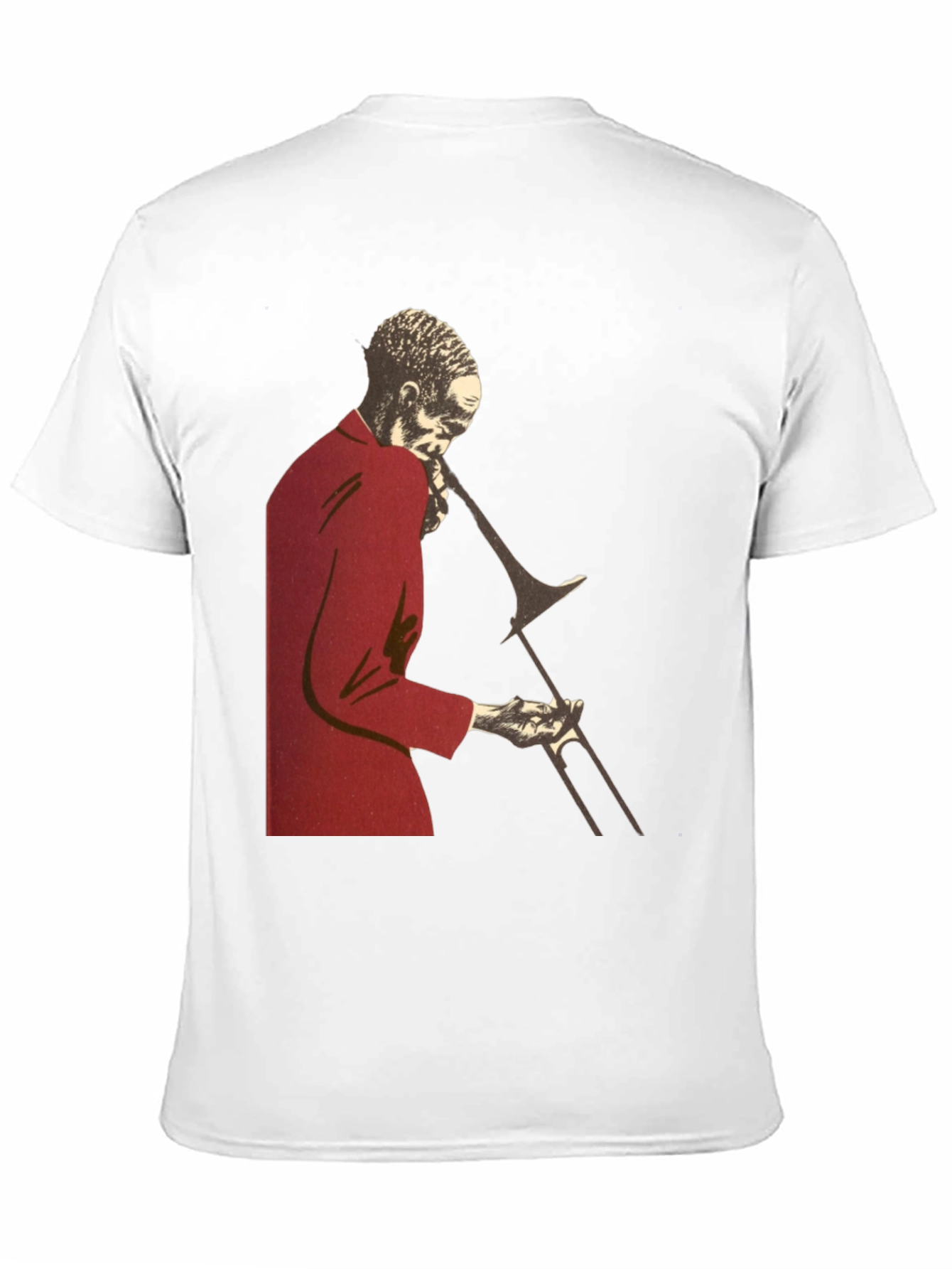 Jazz Trombone Player T-Shirt - Black