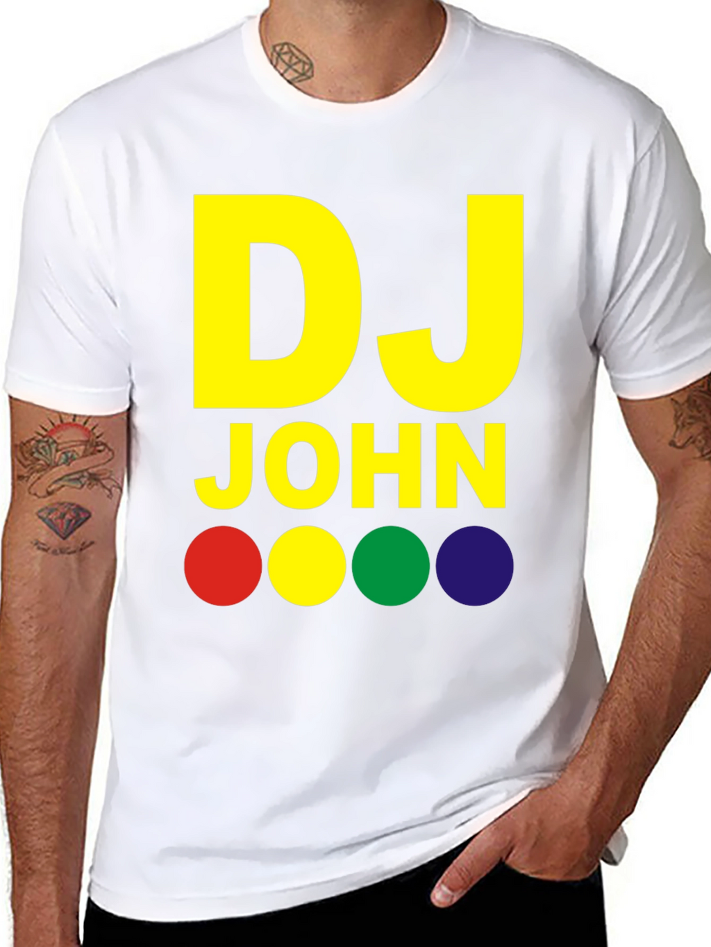 DJ John Black Graphic Tee