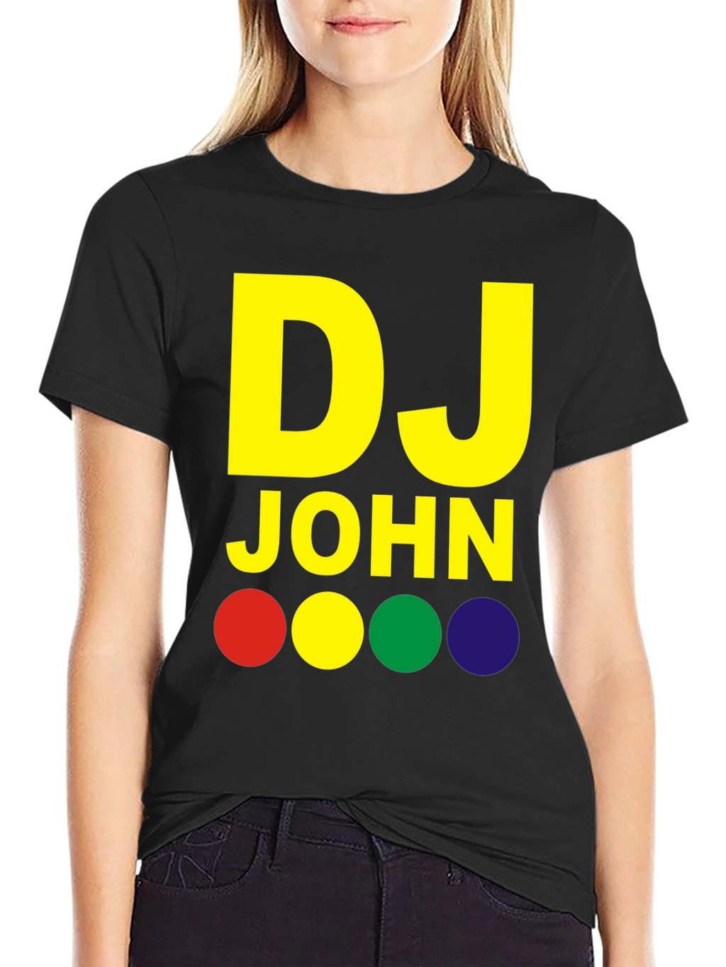 DJ John Black Graphic Tee
