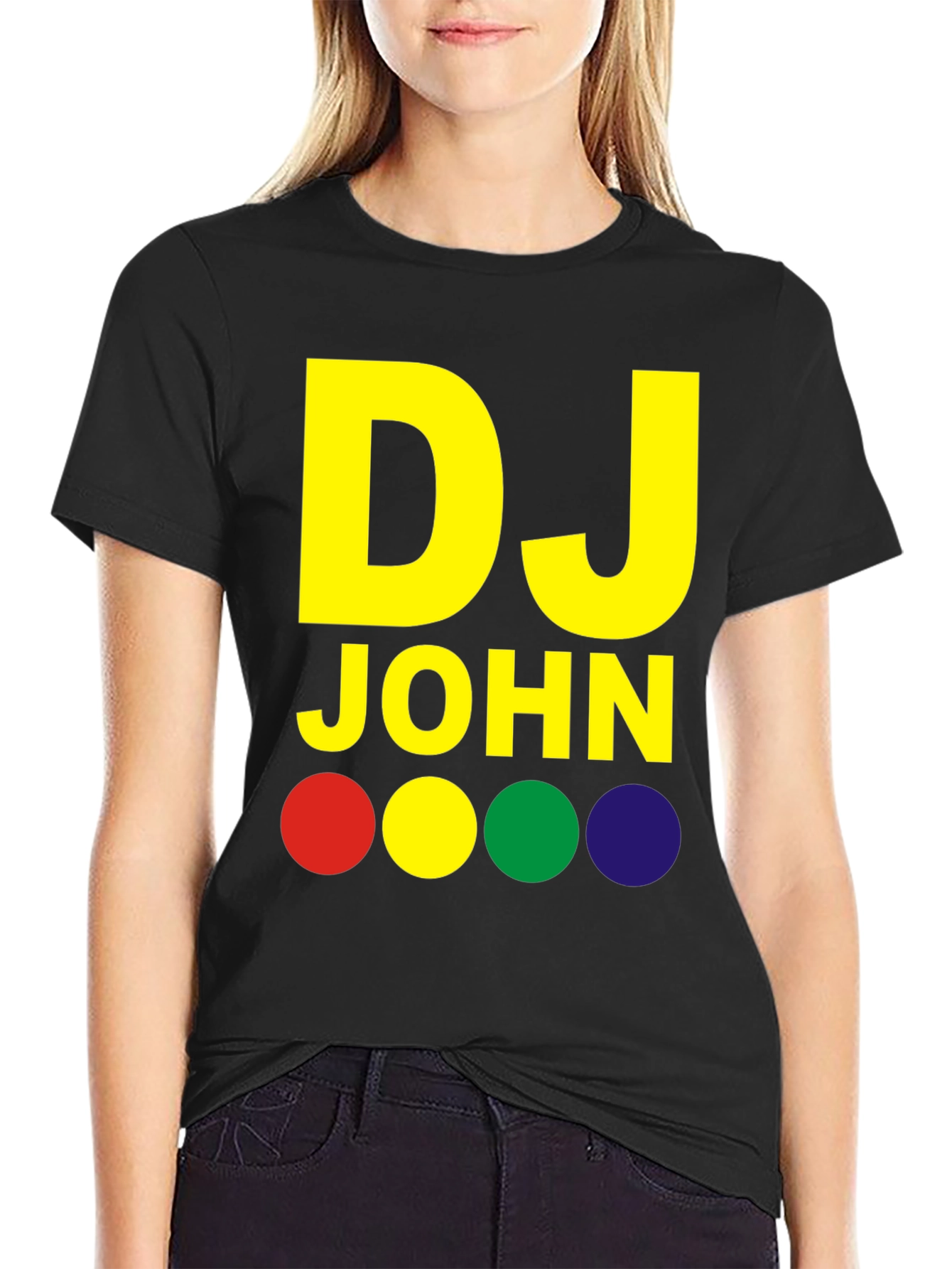 DJ John Black Graphic Tee
