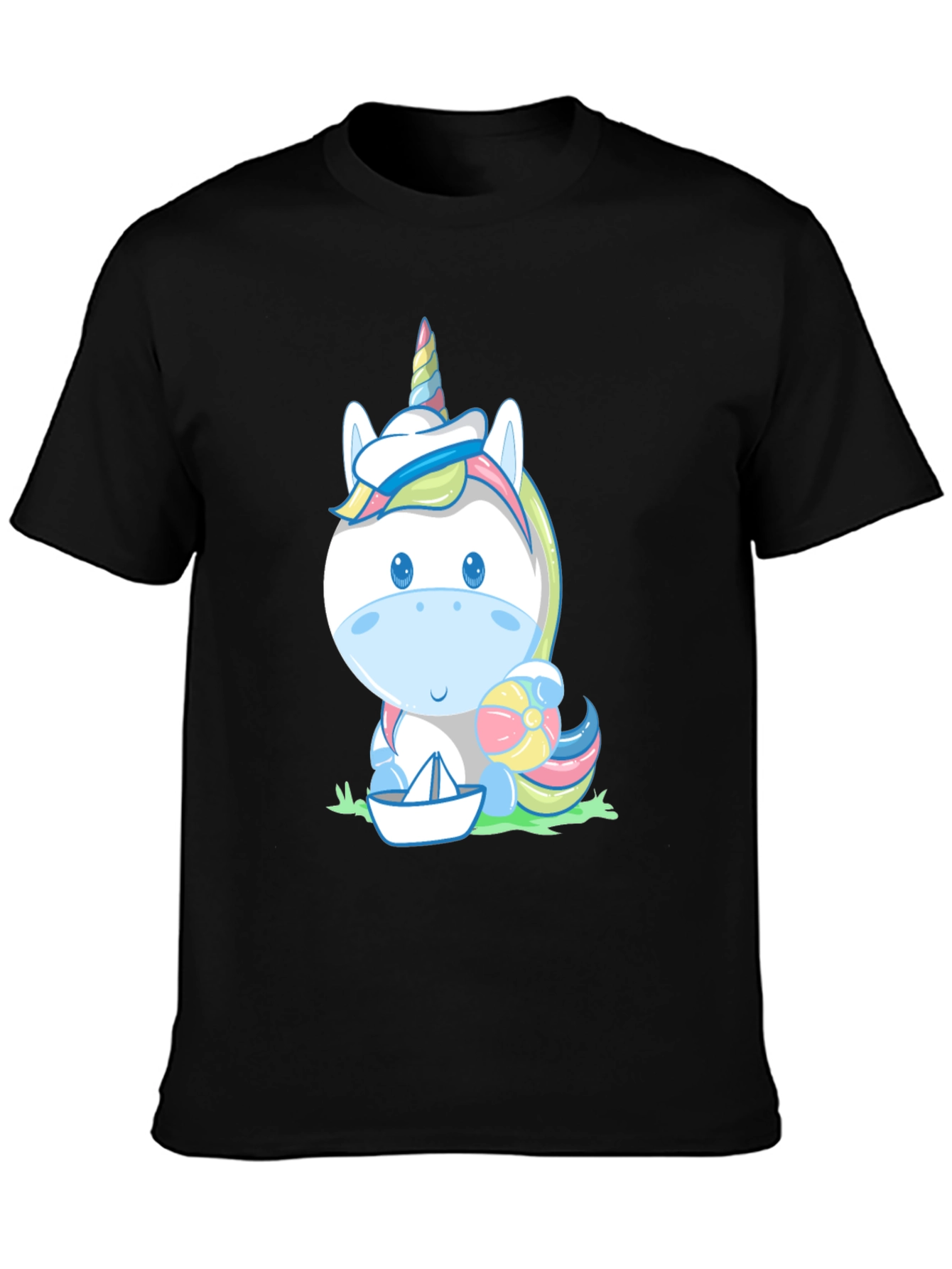 Unicorn Beach T-Shirt - Cute Cartoon Tee