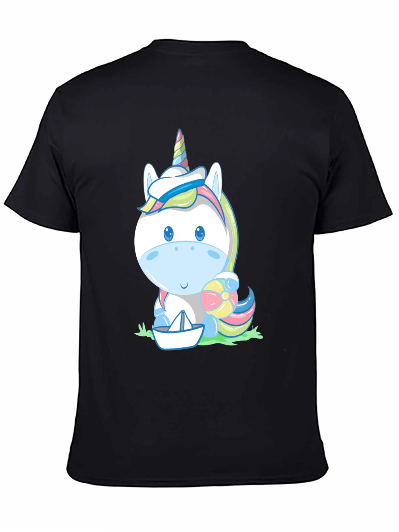Unicorn Beach T-Shirt - Cute Cartoon Tee